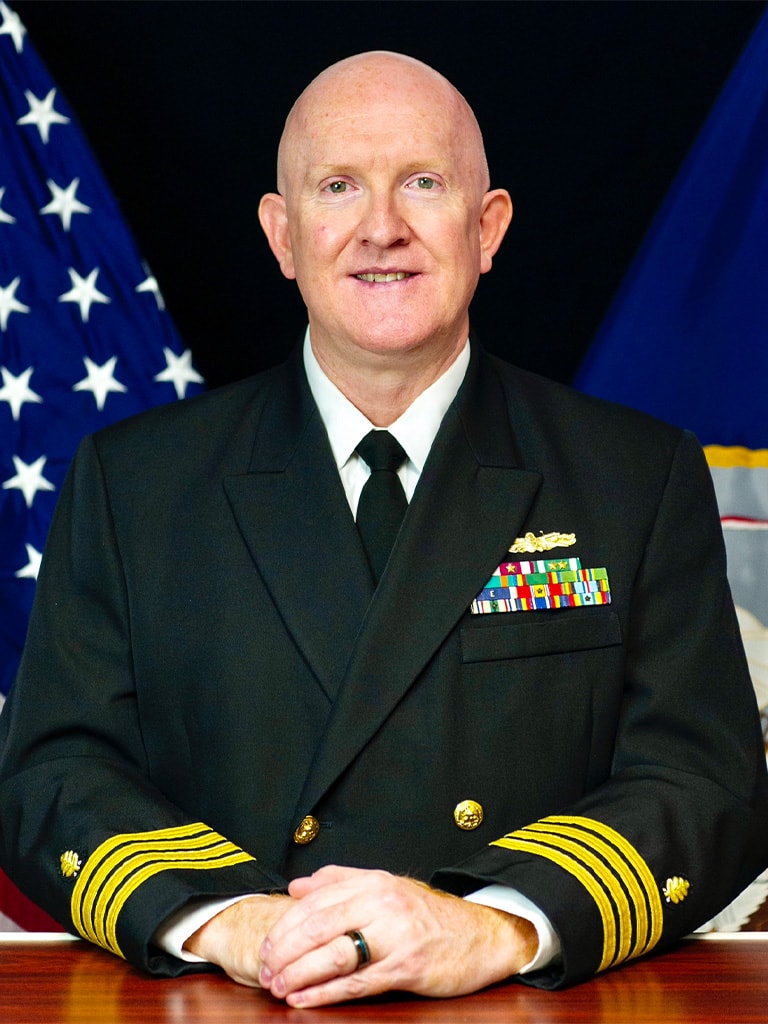 Dr. Webb navy photo